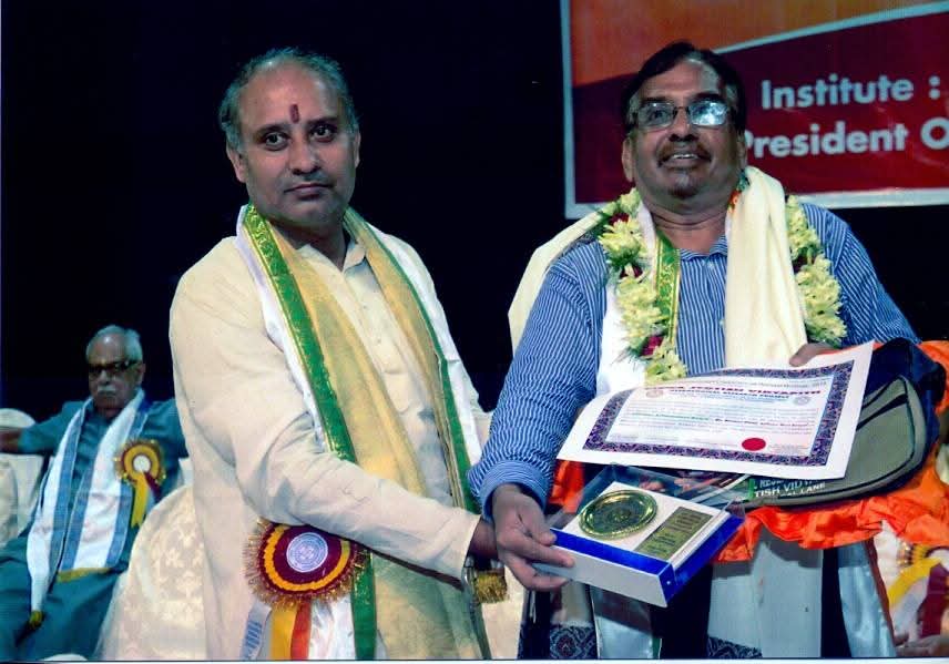 National Vedic Sammelan Lifetime Honors Presentation Stage